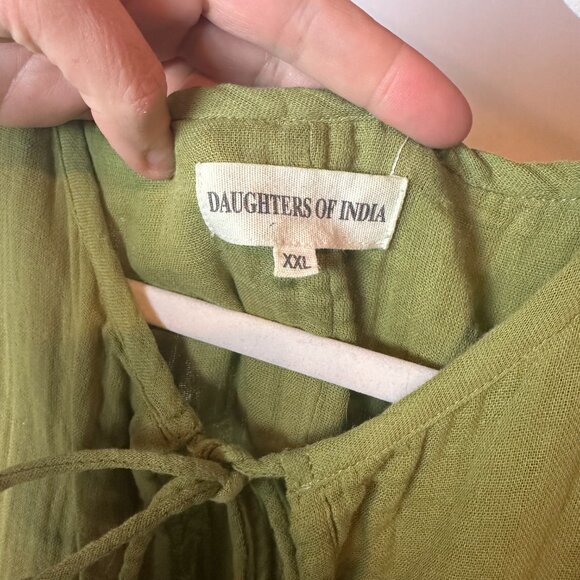 Kyra Midi Dress Fern Gauze 2XL - Picture 9 of 16